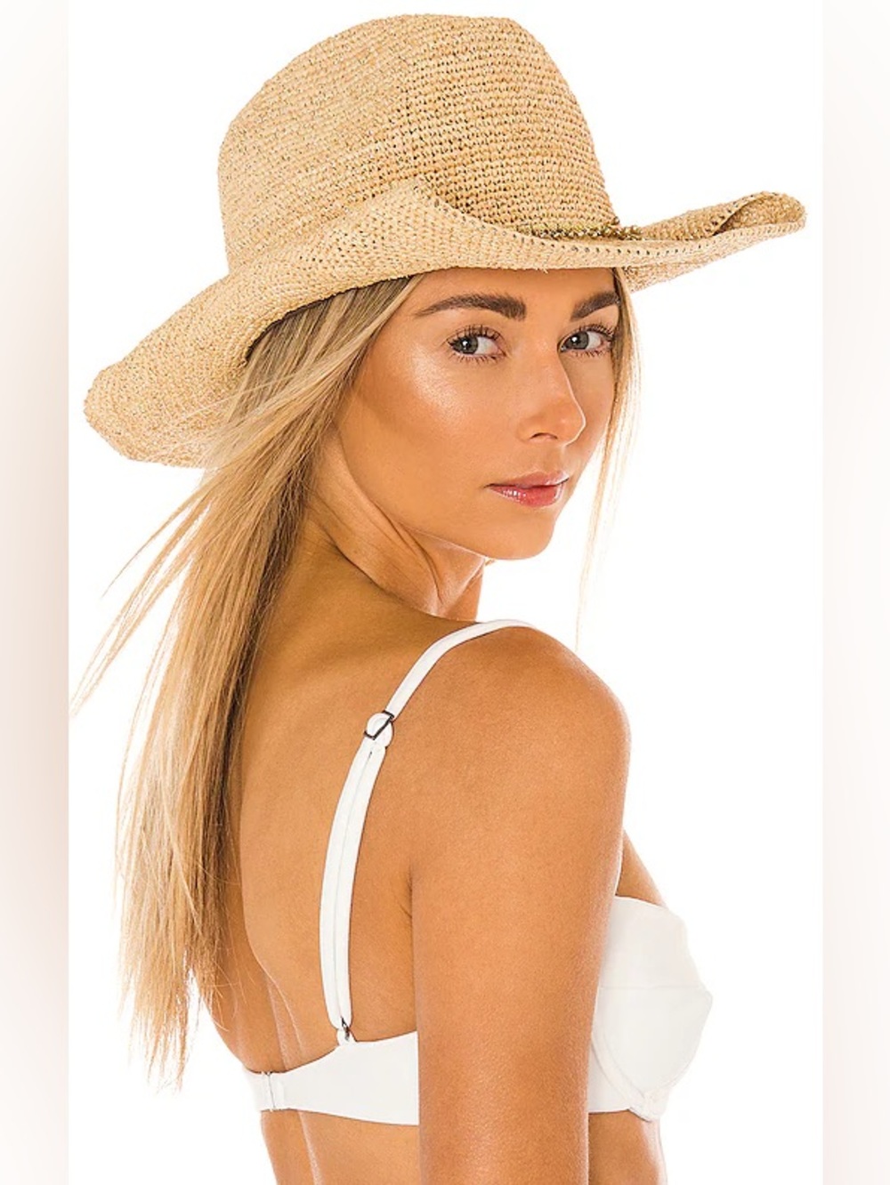 Florabella Raffia Cowboy Hat